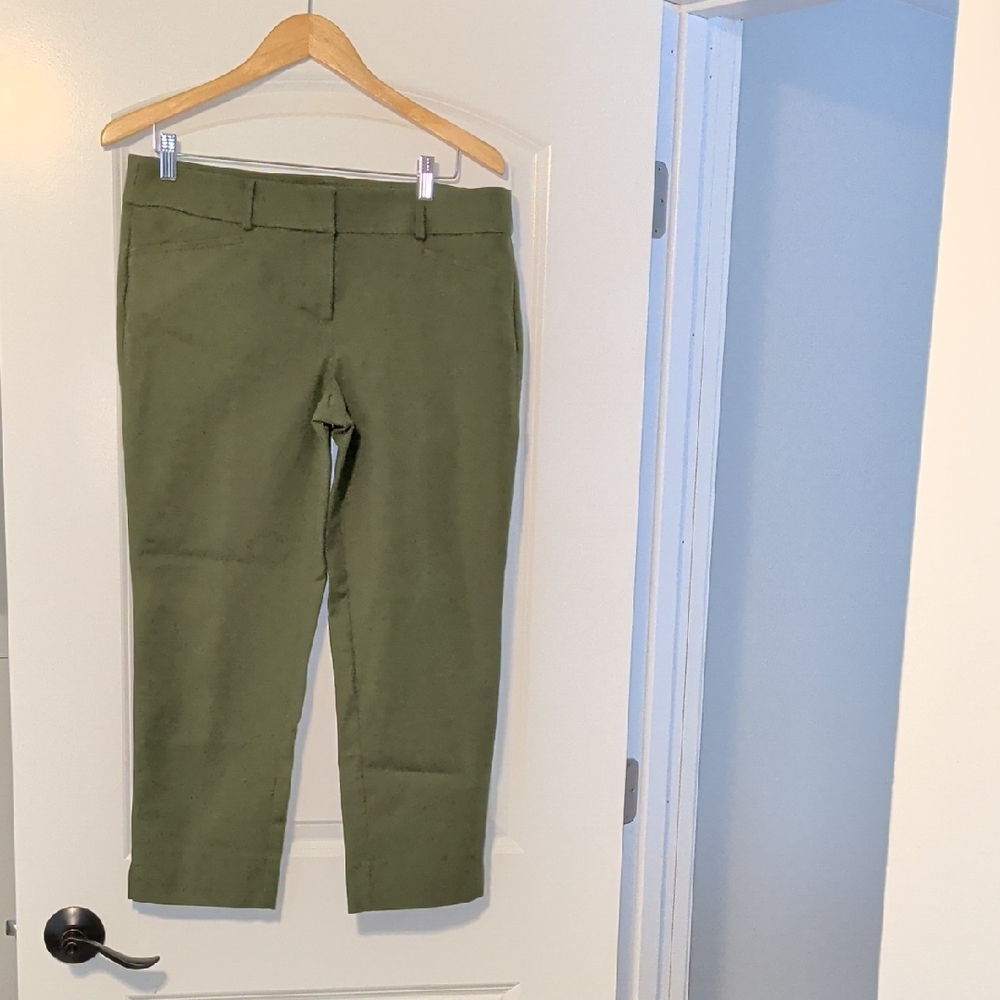 LOFT Dark Green Pants